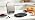 Food Scale, Digital Kitchen Scale with 5 Units LCD Display and Tare Function,Compact Design for Baking,Healthy Cooking,Meal Prep, 11lb Stainless Steel (Black)