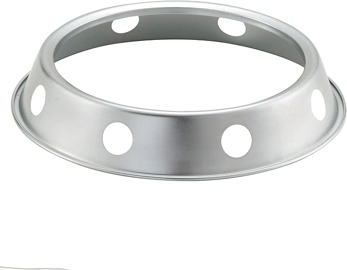 Winco Zinc Plated Wok Ring Stand, 8-Inch,Steel,Medium