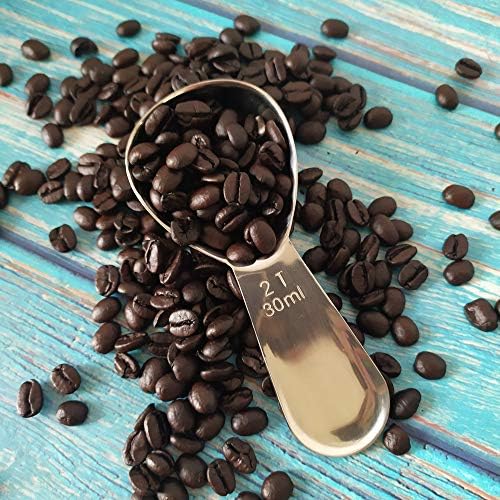 CoaGu 1pc 30ml Coffee Scoop: Premium 18/8 Stainless Steel 2Tbsp Tablespoon for Accurate Coffee Brewing and Baking