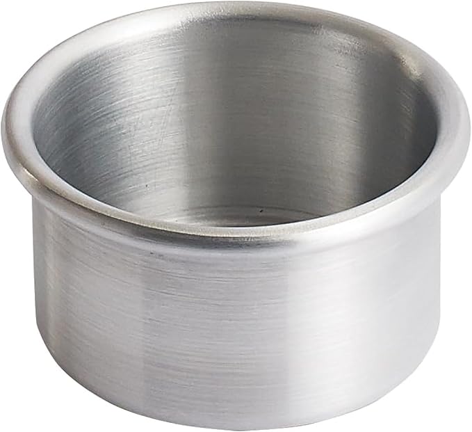 Winco Heavy-Duty Round Aluminum Layer Cake Pan, 3" x 2", Silver