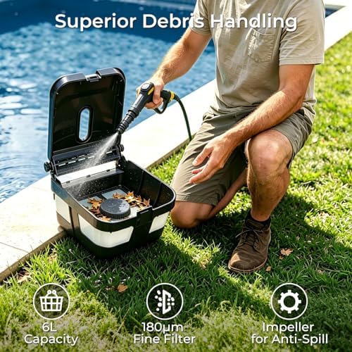 KAVANO Solar Pool Skimmer Robot, Robotic Pool Surface Cleaner with App Control, Automatic Floating Pool Skimmer for Inground and Above Ground Pools