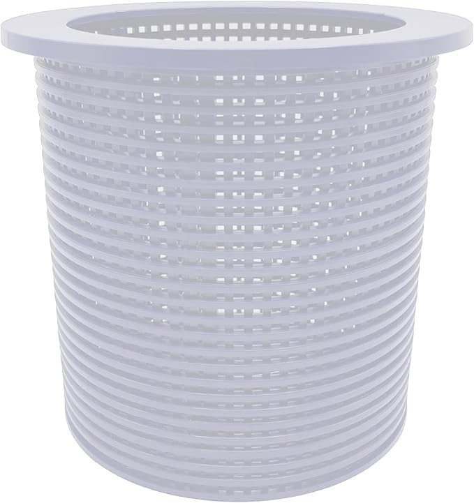 Poolzilla 1 Pack Premium Skimmer Basket, (White) Replacement for Pentair 38013A fo Floating Weir, Admiral Skimmer, Aladdin B-37, 850001âS-10, Made of Durable ABS Plastic