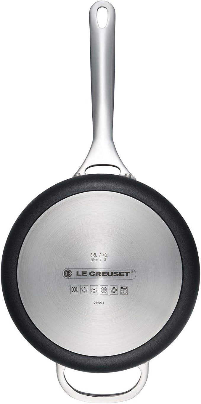 Le Creuset Toughened Nonstick PRO Saucepan With Glass Lid, 4 qt.