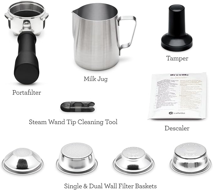 Breville Bambino Espresso Machine BES450BSS, Brushed Stainless Steel