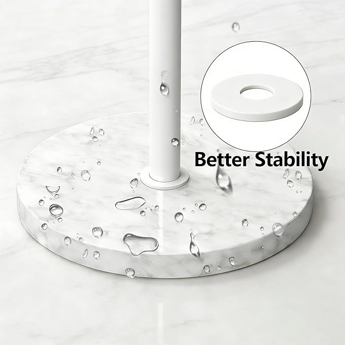 Mug Holder Tree with Marble Base, 8 Hooks White Coffee Cups Holder Stand, New Upgrad Stable Removable Mug Rack for Kitchen Cafe