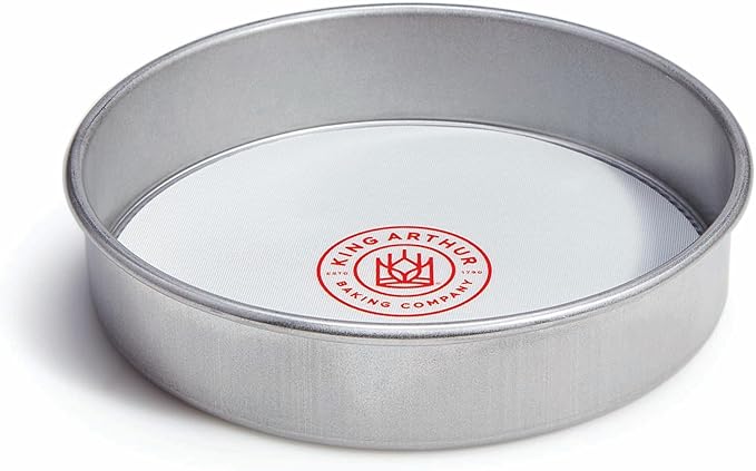 King Arthur Baking Company Round Cake Pan Liners, Oven Safe Reusable Nonstick European-Grade Silicone, 9-Inch, Set Of 2, For Easy Nonstick Cake Release