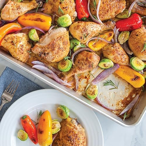 Nordic Ware High-Sided Naturals Aluminum, 4 Pack