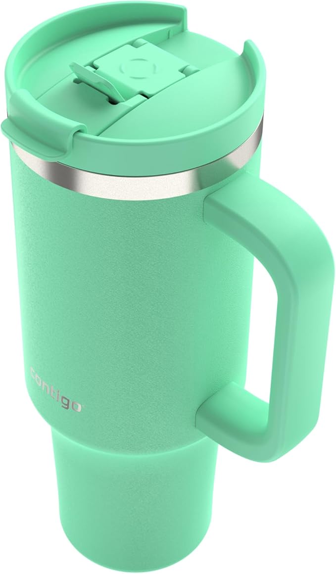 Contigo Tumbler 40oz Stainless Steel | Vacuum Insulated | Leak-Proof | Cold for 29 Hours | Reef | Pack of 4
