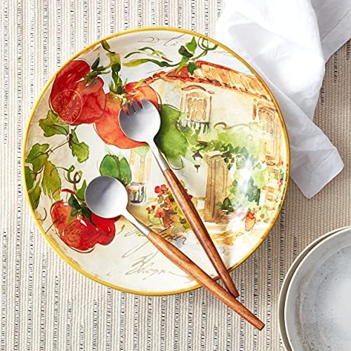 Certified International Corp 23676 Serving/Pasta Bowl 13" x 3", Multicolor