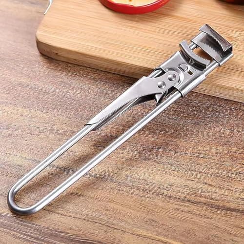 2-Pack Adjustable Multifunctional Stainless Steel Can Opener,Jar Opener for Weak Hands,Jar Lid Opener (2)