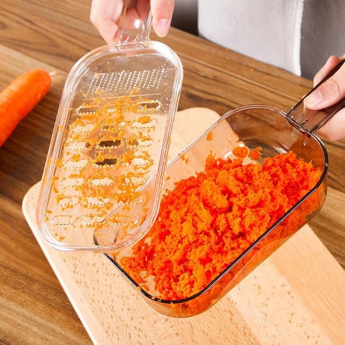 JapanBargain, Japanese Plastic Zester Grater, 2 Pack – Multi-Purpose Fine Grater for Vegetables, Fruits, Cheese, Garlic, Ginger, Wasabi – BPA-Free, Dishwasher Safe, Made in Japan