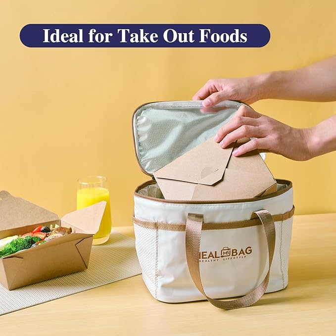LITOPAK 50 Pack 45 oz To Go Food Containers, Kraft Brown Take Out Food Containers Leak Grease Resistant and Stackable for Restaurants, Homes, Offices, Picnics