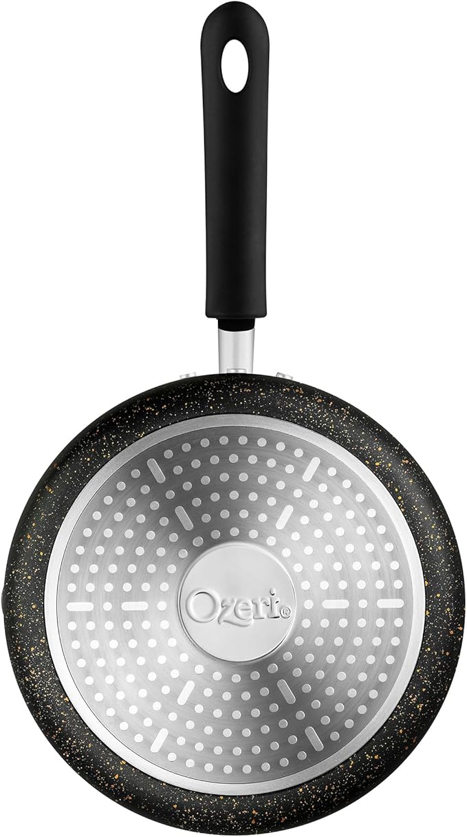 The All-In-One Stone Saucepan and Cooking Pot by Ozeri - 100% APEO, GenX, PFBS, PFOS, PFOA, NMP and NEP-Free German-Made Coating