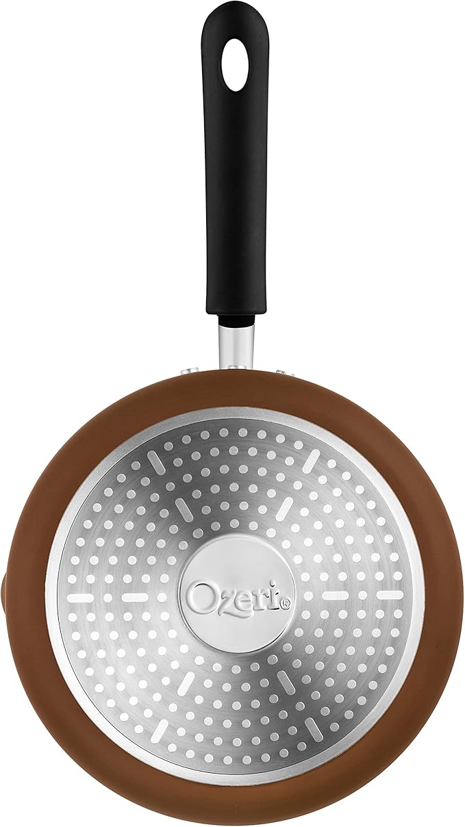 The All-In-One Stone Saucepan and Cooking Pot by Ozeri - 100% APEO, GenX, PFBS, PFOS, PFOA, NMP and NEP-Free German-Made Coating