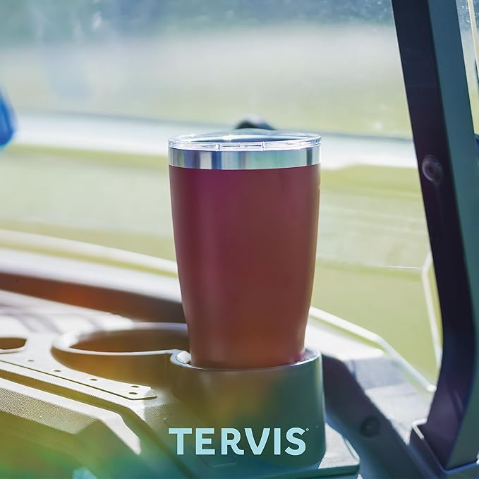 Tervis Traveler Sara Berrenson Deep Sea Kelp Triple Walled Insulated Tumbler Travel Cup Keeps Drinks Cold & Hot, 30oz, Stainless Steel