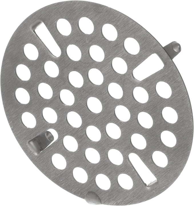 OCS Parts Set of 3 Commercial Kitchen Sink Flat Strainers | Universal Fit 3-Inch Stainless Steel Strainer | Fits Most 3 Tier Compartment Sinks (3-Pack)
