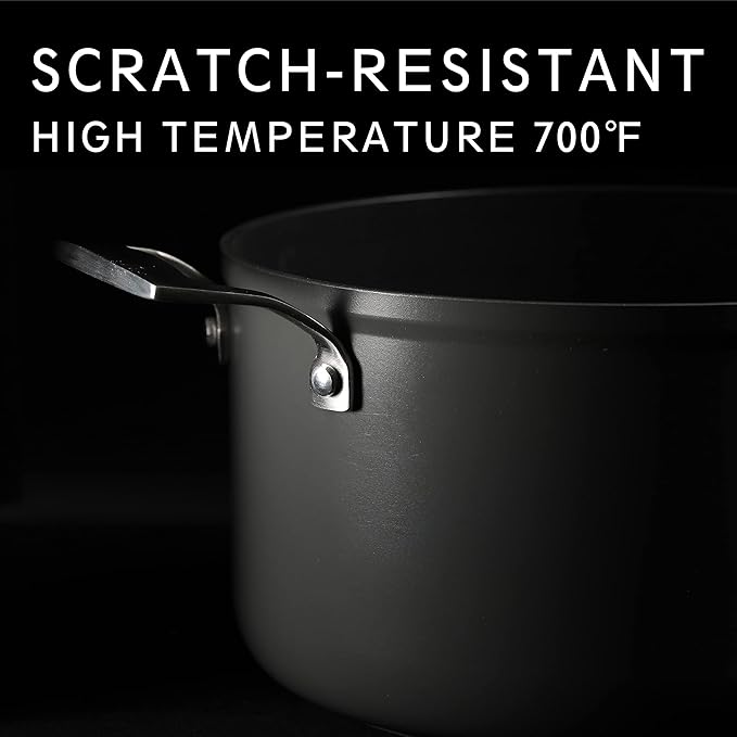 MsMk 12 1/2 inch Non Stick Frying Pan with Lid,Titanium and Ceramic Nonstick Large Skillet,Stay-Cool Handle,Scratch-resistant,Non-Toxic,Induction,Dishwasher Safe, Oven Safe to 700°F