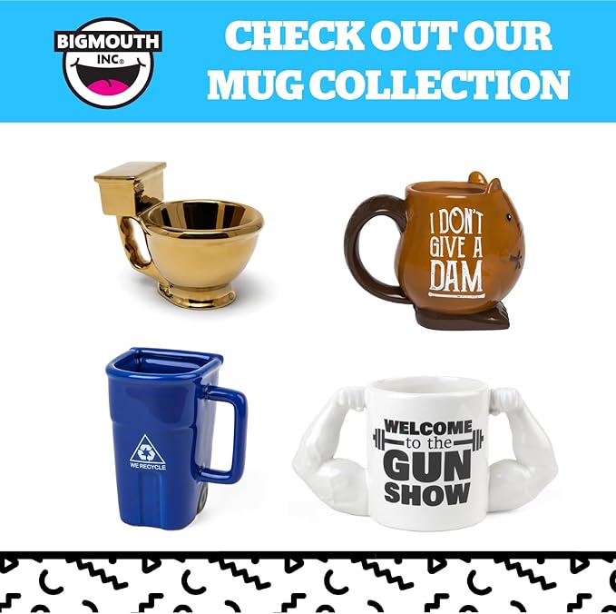BigMouth Inc Cute Ceramic Highland Cow Coffee Mug, Country Farmhouse Kitchen Cup, Gifts for Animal Lovers