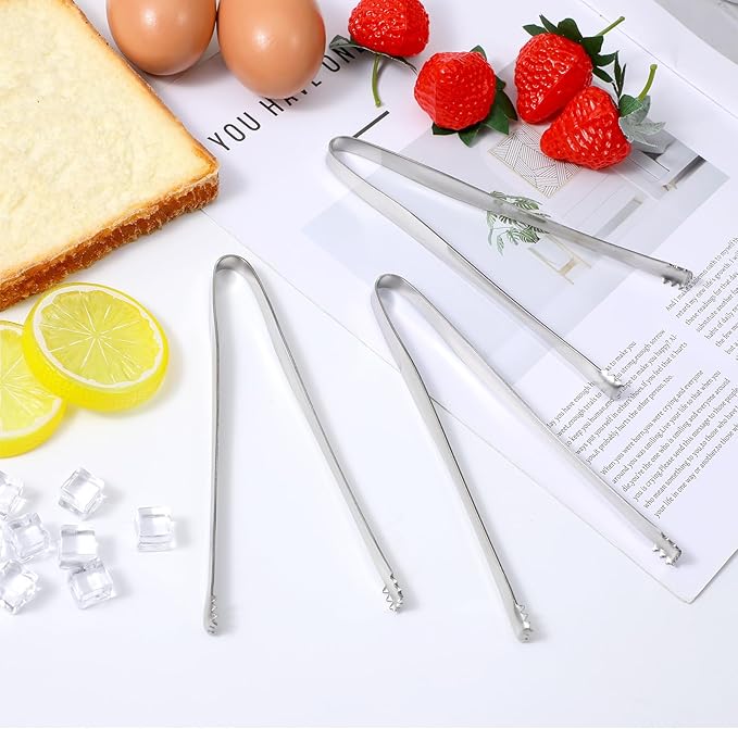 3pcs Chalaza Remover for Eggs, 5.98 Inch Egg Chalaza Removal Tool, Toothed Design Eggshell Fragment Remover Tong for Cooking Food Cake Bakers Pastry Chefs