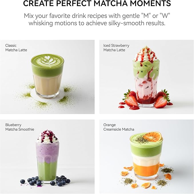 Premium Bamboo Matcha Whisk (Chasen) - Handcrafted Traditional 100-Prong Japanese Tea Whisk for Ceremonial Matcha & Modern Lattes