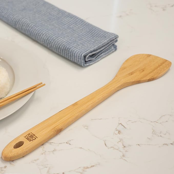 Joyce Chen Burnished Bamboo Wok Spatula, 15-Inch