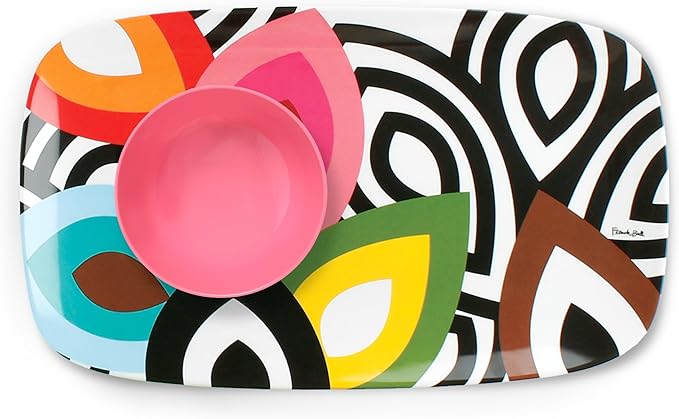 French Bull 13" Rectangular Platter - Melamine Platters and Serving Ware - Plate, Dish, Serving, Collection - Foli