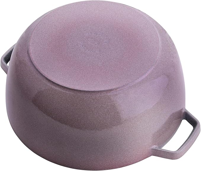 Staub Cast Iron Essential French Oven, Dutch Oven, 5-quart, serves 5-6, Made in France - Lilac