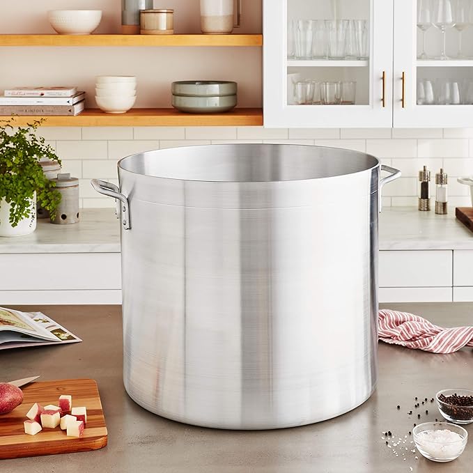 Update International 100-Quart Heavy Duty Aluminum Stock Pot (APT-100HD)