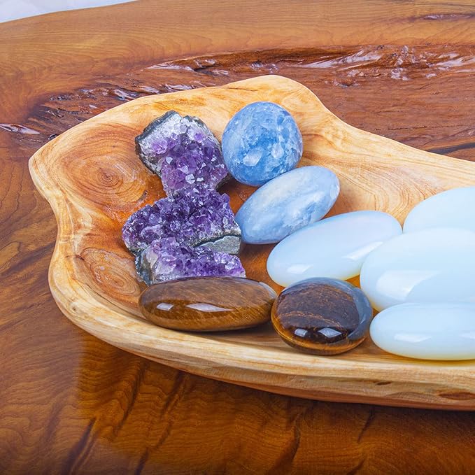 Natural Wood Fruit Bowl, Unique Handmade Wood Serving Platter, Fruit Snack Dish for Sandwich Bread Serving, Appetizer Display, Vintage Ring Dish, Hand Carved Artworks,13-14in