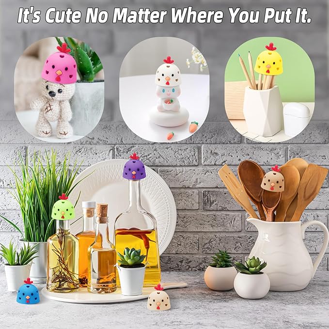 Egg Washer for Fresh Eggs, Egg Scrubber for Fresh Eggs, Egg Brush for Cleaning Fresh Eggs, Egg Cleaner Scrubber, Easter Gifts Creative Chicken Shape Egg Wash Brush Silicone Washing Egg Tool - White