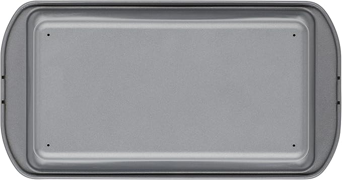 Farberware GoldenBake Bakeware Nonstick Meatloaf/Loaf Pan Set, Insulated, Two 9-Inch x 5-Inch, Gray