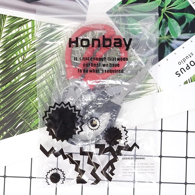 Honbay 2PCS Multifunctional Stainless Steel Shears Kitchen Seafood Scissors Fish Crab Shrimp Lobster Scissors Seafood Peeling Tools for Home (2 Color, 6")