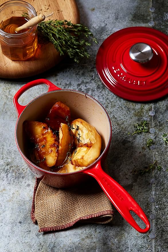 Le Creuset Enameled Cast Iron Signature Saucepan, 1.75 qt., Riviera