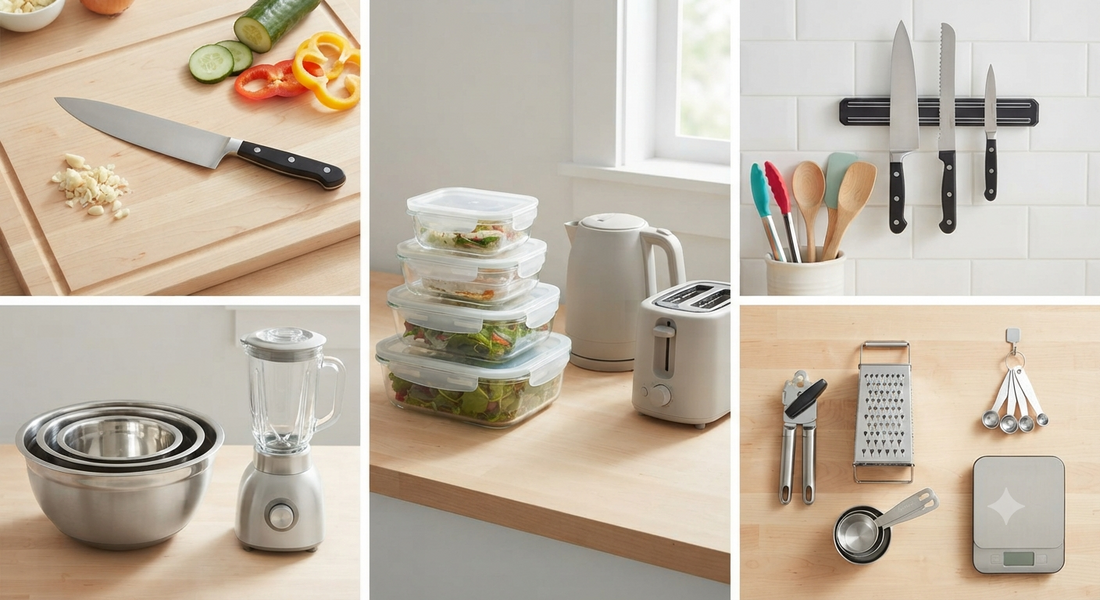 Simple Kitchen Essentials for Beginners and Busy Homes