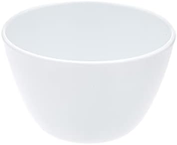 Amazon Basics Melamine Small Bowls for Sauces, Dessert, Round Serving Bowls, BPA Free, Dishwasher Safe, 8 oz, White, 6-Piece Set
