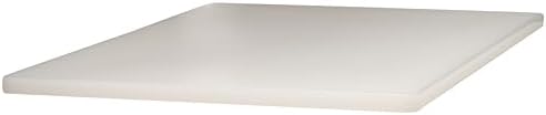 Winco 12" x 18" White Heavy-Duty Plastic Cutting Board (Set of 6)
