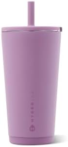 HydroJug Everyday Tumbler 20 oz, Ceramic-Lined Straw Cup, Pixie