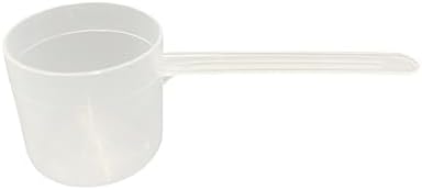 63 mL (63 CC | 2.13 Oz.) Long Handle Plastic Measuring Scoop for Coffee, Protein Powder, Pet Food, Spices, Grains, Dry Goods – Food-Grade BPA-Free (Pack of 5)