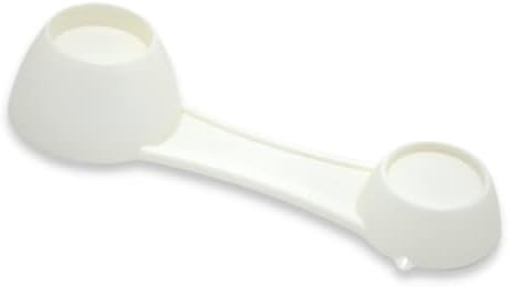 Wyked Yummy All in One Measuring Spoon for Dry & Liquid Ingredients for Preparing, Baking, Cooking - 4-in-One Kitchen Utensil has 1 Tablespoon, 1 Teaspoon, ½ Teaspoon, ¼ Teaspoon