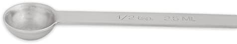 RSVP International Endurance Kitchen Collection Open Stock Measuring Spoon, Stainless Steel, Dishwasher Safe, 0.5-Teaspoon