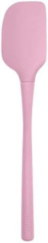 Tovolo Flex Core 5 Piece Silicone Spatula Set Heat Resistant All Silicone Utensils Include Non Stick Spatula Spoonula Jar Scraper, Dishwasher Safe BPA Free Spatulas for Baking Mixing, Pink Sorbet