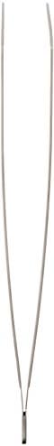 Mercer Culinary 18-8 Stainless Steel Precision Plus Chef Plating Tong, Curved Tip, 11-3/4 Inch