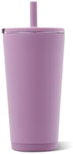 HydroJug Everyday Tumbler 20 oz, Ceramic-Lined Straw Cup, Pixie
