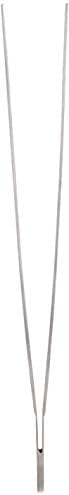 Mercer Culinary 18-8 Stainless Steel Precision Plus Chef Plating Tong, Straight,9-3/8 Inch