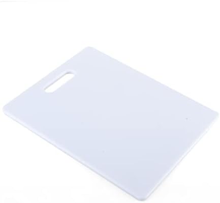 FARBERWARE Reversible Plastic Cutting Board, 8x10 Inch, White, Dishwasher Safe, Non-Porous and Durable for Chopping, Slicing, Prep, Easy to Store