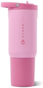HydroJug Sport 20 oz Insulated Stainless Steel Water Bottle, Petal