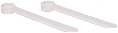1/4 Teaspoon (1.25 mL) Long Handle Plastic Measuring Spoon for Coffee, Protein Powder, Pet Food, Spices, Grains, Dry Goods – Food-Grade BPA-Free (Pack of 2)
