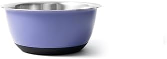 Fox Run Stainless Steel Mixing Bowl, 2.75 Quart Purple Mixing Bowl