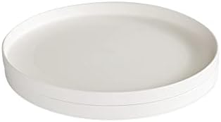 Nordic Ware 10-Inch Meal Plate, Set of 2, White, Microwave Safe Polypropylene