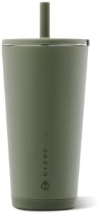 HydroJug Everyday Tumbler 20 oz, Ceramic-Lined Straw Cup, Courtyard